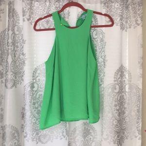 Neon green dressy tank